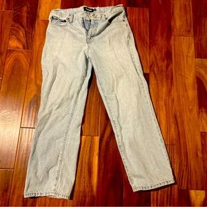 Light wash baggy fit jeans 30x30
